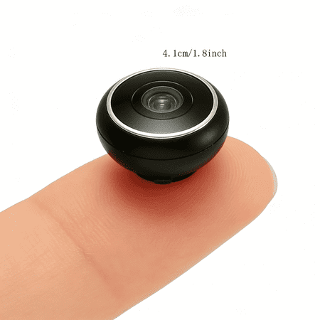 Ultra Compact Mini Hidden Camera, 4K Ultra HD Video Recorder with Infrared Night Vision, Smart Motion Detection & Loop Recording, Rechargeable Wireless Small Security Cam for Home Bedroom Office Nann