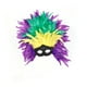 thumbnail image 3 of Tocado de plumas, accesorio de disfraz para carnaval, espectáculos escénicos Verde Amarillo, 3 of 9