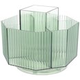 thumbnail image 1 of Makeup Brush Compartment Box Desktop Makeup Brush Organizer Rotating Makeup Brush Holder, 1 of 7