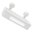 thumbnail image 5 of HONMEET White Soap Dish Holder with Wall Mount Storage Shelf for Bathroom and Kitchen Accessories Organizer, 5 of 8