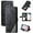 Black, variant on Skin Feel Splicing Horizontal Flip Leather Case with Holder & Card Slots & Wallet & Photo Frame
