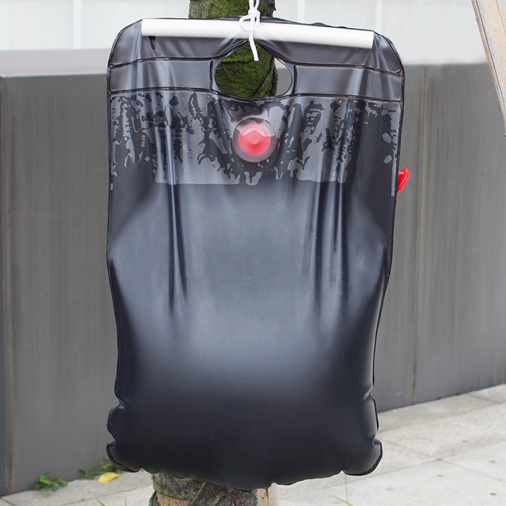 BOYO Douche Solaire Camping 20 L – Sac Eau PVC, Chauffe En 2-3h, Portable Avec Pommeau Et Tuyau
