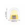 thumbnail image 3 of Clear Magnetic Clips Transparent Acrylic, U Shaped Small Strong Grip Clips for Photos Papers Crafts, Multi-Purpose Home Office Classroom Organization Clips, Yellow, 3 of 6