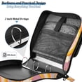 thumbnail image 4 of FORMRS Zipper Binder with Shoulder Strap 2-inch Ring 500 Sheet Capacity File Bag, Purple Retro Rainbow, 4 of 5
