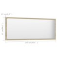 thumbnail image 4 of vidaXL 2 Piece Bathroom Furniture Set Sonoma Oak Engineered Wood, 4 of 5