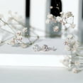 thumbnail image 5 of Rosec Jewels Certified Lab Created Diamond Stud Earrings With Screw Back - 6 mm - EF-VS Grade, 10K White Gold, 5 of 8