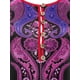 thumbnail image 3 of Talla grande Paisley Print Sleeve Henley Tee Rosegal Mangas largas de talla grande, 3 of 5