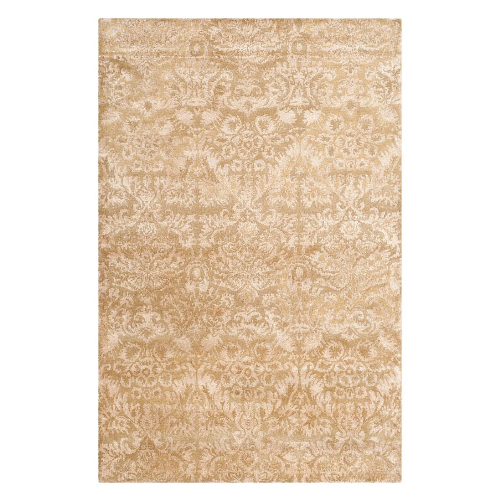 SAFAVIEH Martha Stewart Tomas Damask Area Rug, Sage, 7'9" x 9'9"