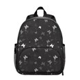 thumbnail image 1 of Butterflies and Flowers Student Backpack – Garden Pattern with Colorful Watercolor Wings and Aesthetic Abstract Style, 1 of 6