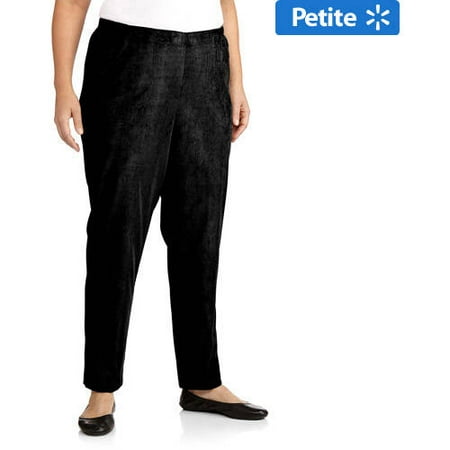 Petite Length - Just My Size Women's Plus-Size Pull-On Stretch Woven Pants, Available in Regular and Petite Lengths