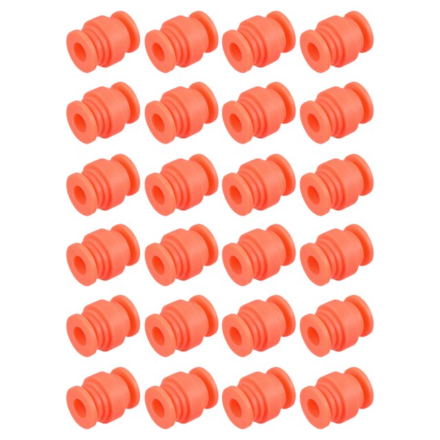 Anti-Vibración Golpe Absorción Amortiguación Goma Bolas M7x20mm para RC Cuadricóptero FPV Cardán Cámara Montaje (Rojo/Paquete de 24)