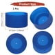 thumbnail image 2 of Uxcell Funda de Botella de Agua de Silicona [1PCS] - Funda Protectora Antideslizante para Proteger Botellas de Agua de Rasguños - [Azul - 2.95 IN], 2 of 7