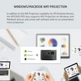 thumbnail image 2 of HP 1080P Projector MP2000 PRO 650 ANSI Lumens, Wireless, Auto Focus, Bluetooth, Home Theater Ready., 2 of 5