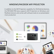 HP 1080P Projector MP2000 PRO 650 ANSI Lumens, Wireless, Auto Focus, Bluetooth, Home Theater Ready.