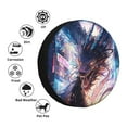 thumbnail image 4 of Sikiie Urban Style Colorful Dragon PVC Leather Spare Tire Wheel Cover Spare Tire Cover, for Car Truck SUV Camper Trailer Universal Fit(14-17in)-17 inch, 4 of 6