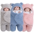 thumbnail image 2 of Mantas suaves para bebé recién nacido, saco de dormir para bebé, saco de dormir para recién nacido, capullo grueso para bebé de 0 a 9 meses Tan Jianjun unisex, 2 of 2