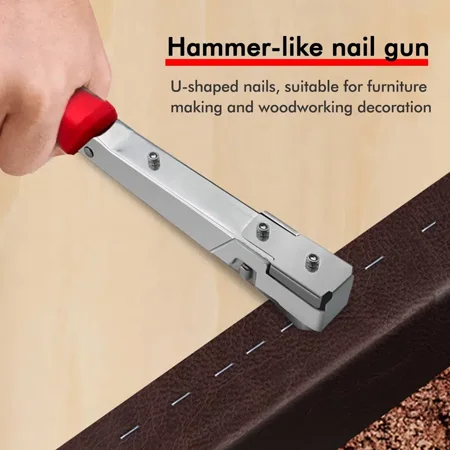 

Manual Nailer Practical Nail Gun Fast Wire Trough Cement Nail Gun Woodworking Tool for Furniture Flooring
