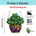 thumbnail image 3 of Eolstice St. Patrick's Day 2D Acrylic Disc Pendant, Window Decoration Porch Chain for Outdoor Decoration, Hanging Ornament, Spring Garden Decor(B), 3 of 5