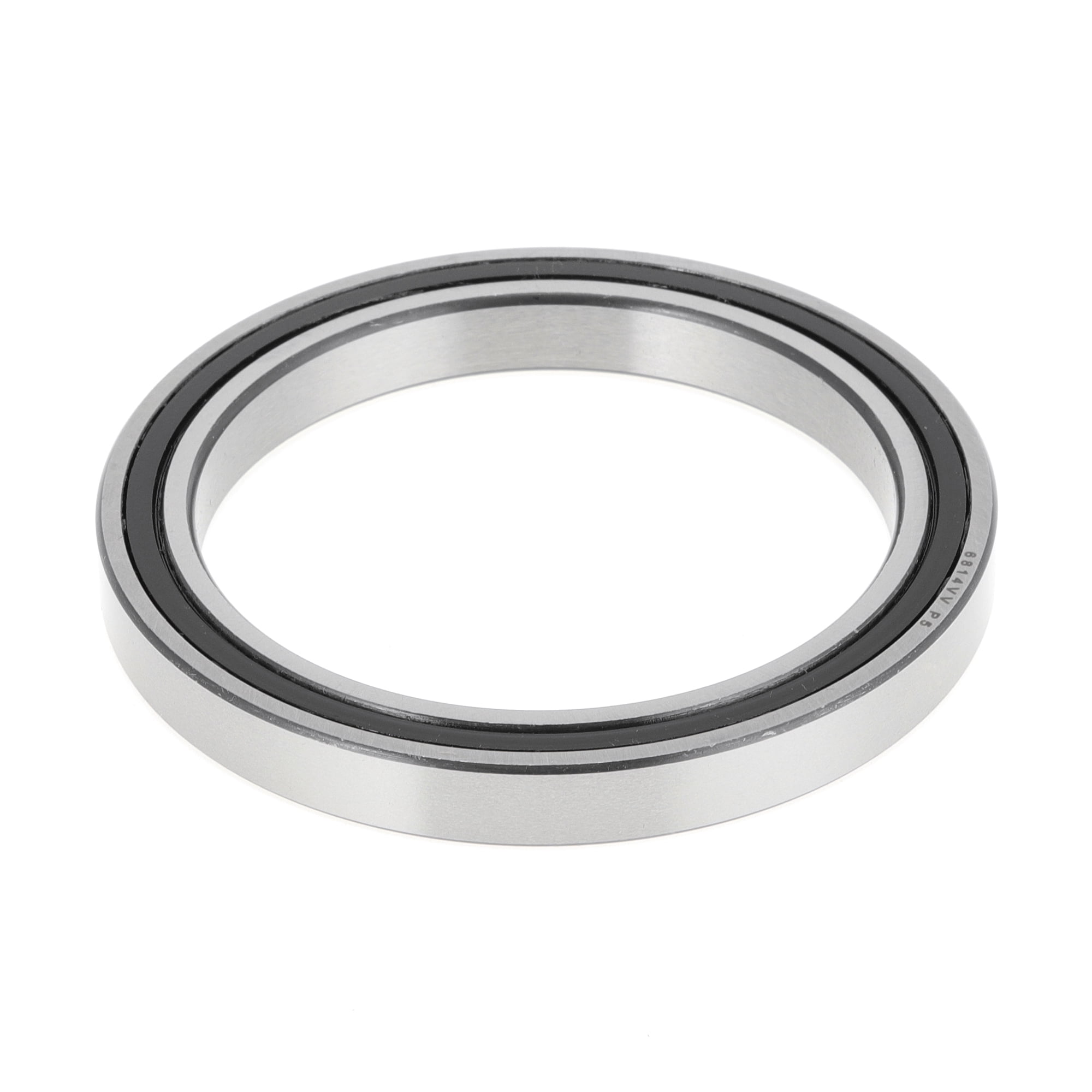 Unique Bargains 6814VV Deep Groove Ball Bearings 70x90x10mm P5 Double Rubber Seal Lubricated Bearings 1 Pc Car Scooter Skateboard Wheel Universal Black Silver Tone