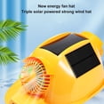 thumbnail image 3 of Safety Helmet, Solar Powered Strong Wind Solar Fan Hard Hat with Light for Transportation for Mining, 3 of 7