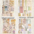 thumbnail image 3 of Papel para álbumes de recortes OKUPAN, 400 hojas, suministros para manualidades vintage, 3 of 6
