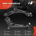 thumbnail image 4 of A-Premium 2 x Front Lower Control Arm with Ball Joint and Bushing, Compatible with Honda HR-V HRV 2016-2022, 4 of 6