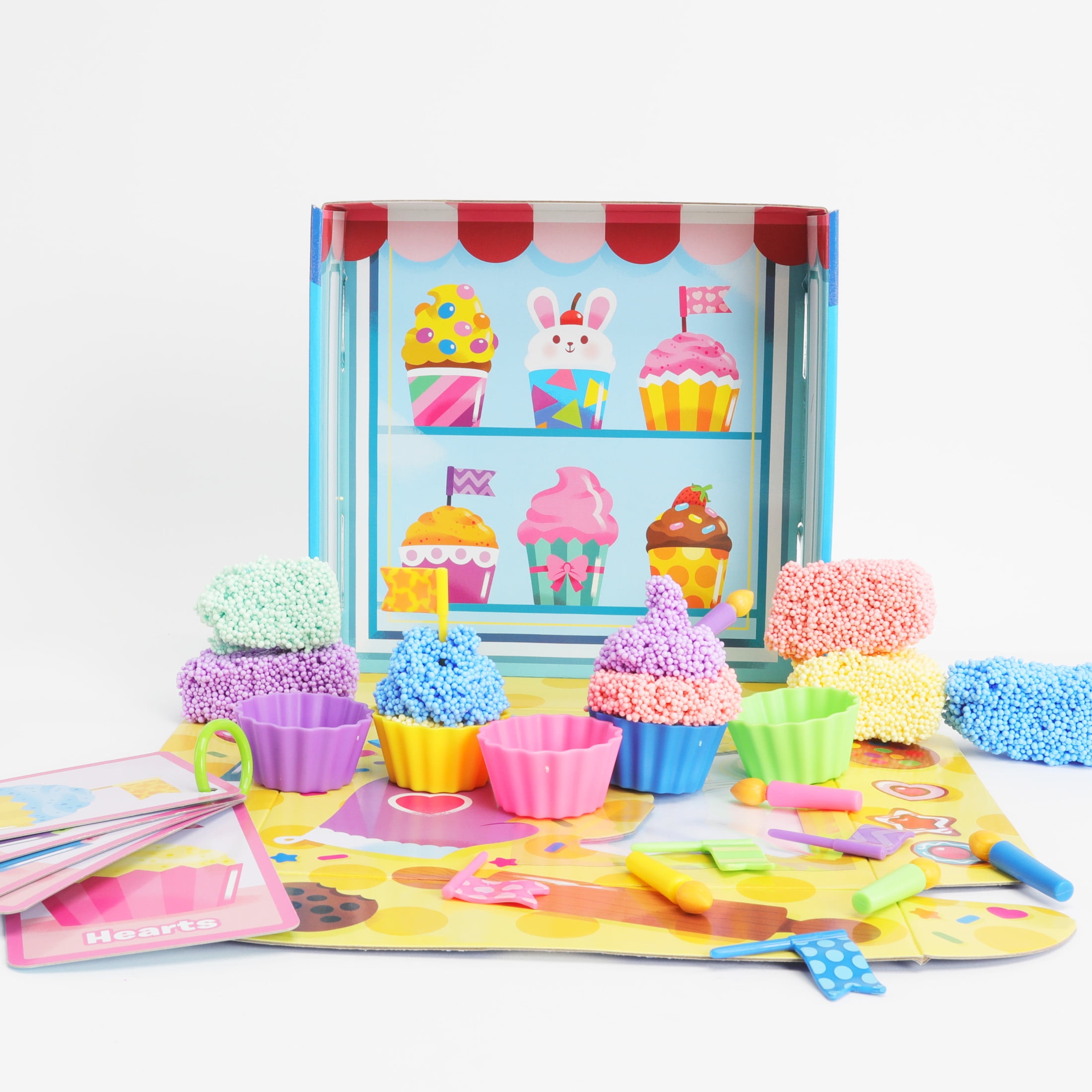 Educational Insights Playfoam Cupcake Cafe, Sensory Activity Set, Kids Ages 3 and up