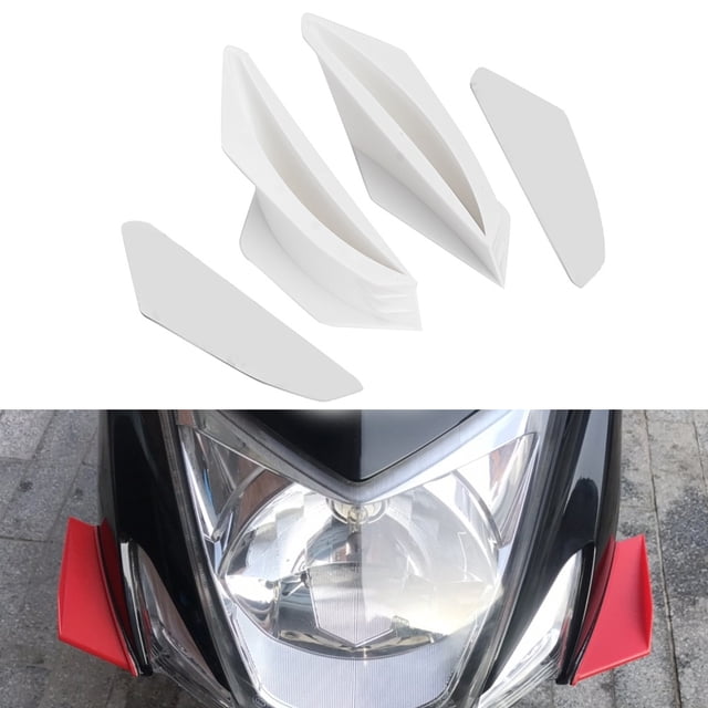 Motorcycle Wing, Motorcycle Aerodynamic Winglets Spoiler Wing Universal Modification Accessory Motorcycle Wing Spoiler