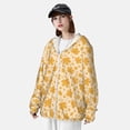 thumbnail image 3 of Balery Autumn Fall Yellow Leaves Sudadera ligera de manga larga con capucha y protección solar UPF 50+ para hombre y mujer, ideal para pesca y running-Small, 3 of 7