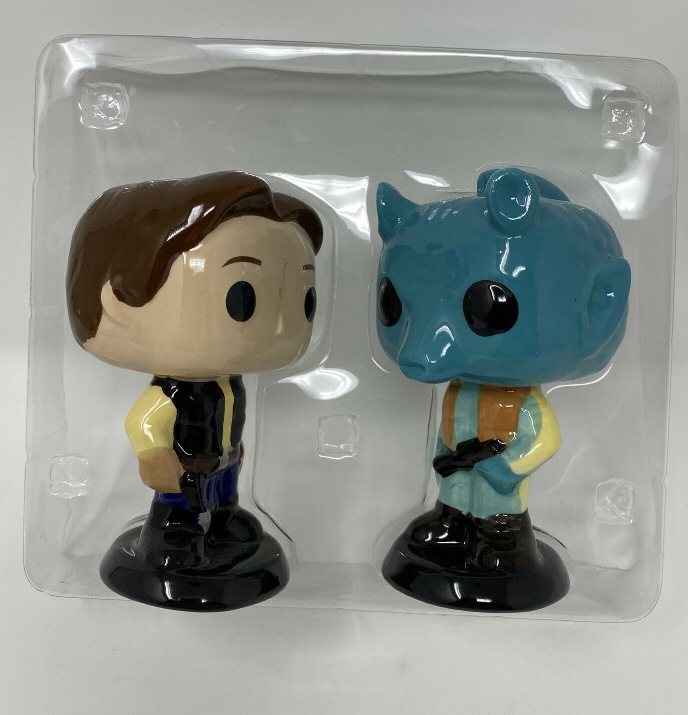 Funko Pop! Star Wars Han Solo and Greedo Salt and Pepper Shakers