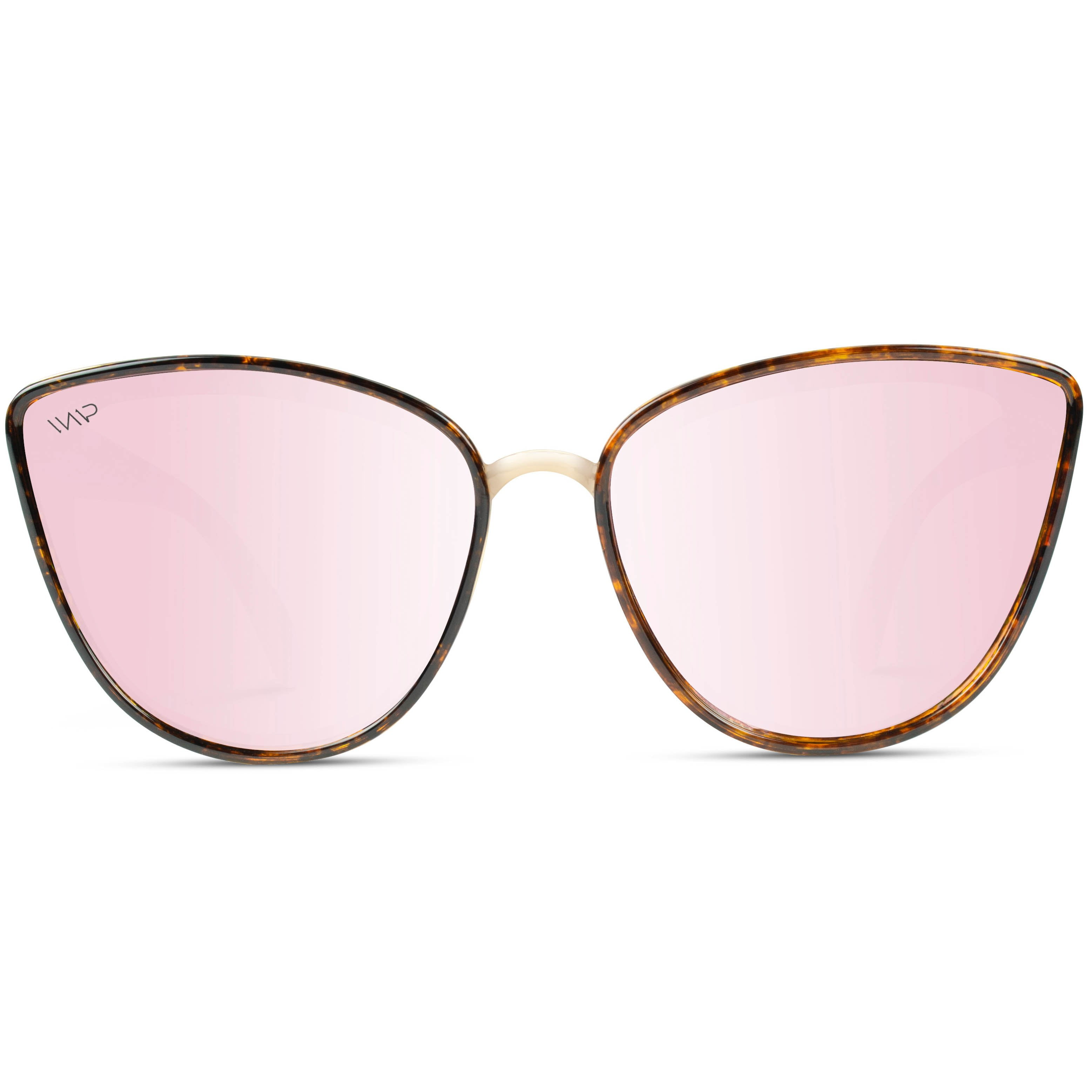 Designer Cat Eye Oversized Sunglasses Metal Frame Mirrored Lens Women Fashion 