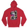 thumbnail image 5 of Racoons Howling at the Moon Sweatshirt Funny Galaxy Wildlife Universe Humor Weird Animal in Space Hoodie, 5 of 7
