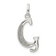 thumbnail image 1 of 925 Sterling Silver Dainty Letter G Initial Name Monogram Necklace Charm Pendant, 1 of 8