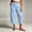 H7-Light Blue, variant on Textilo Women's Capri Pants High Elastic Waist Wide Leg Cropped Trousers with Pockets Drawstring Trousers Lounge 2026 Trendy Summer Vacation Boho Clothing,Dark Blue M