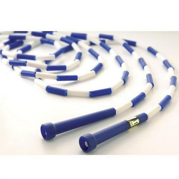 Jump Ropes 11' by US Games, Segmented - Blue/White