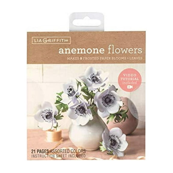 Pacon LG41009 Lia Griffith Paper Pad 6 x 6.5 in. -Anemones - Pack of 24