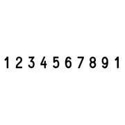 Trodat Professional 4.0 55510 Numberer Stamp – 10 Digits, Self-Inking, 3/16 (5 mm) Characters, Black Ink