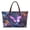Galaxy Butterfly Daisy, variant on ZUXONGSY French Bulldog Print Tote Bag for Women Portable Handle Handbag Fashion Weekender Bag with Inner Pocket for Travel Vacation