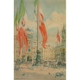 thumbnail image 3 of Henry Bacon 11x14 Black Modern Framed Museum Art Print Titled - Piazza San Marco (1839-1912), 3 of 5