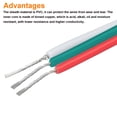 thumbnail image 4 of Unique Bargains 20 Gauge 3 Conductor Electrical Wire Tinned Copper Cable 49FT Stranded Wire for LED Strips Lamps Residential Wiring, 4 of 5