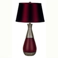 thumbnail image 1 of Ore Furniture 8163 29.5 in. Unique Table Lamp - Burgundy, 1 of 2