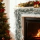 thumbnail image 4 of Guirnalda de Navidad artificial blanca 1.8M | Enredadera decorativa de ratán de PVC para chimenea, puerta, ventana | Diseño realista de aguja de pino, decoración navideña interior y exterior,, 4 of 6