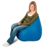 Vinyl Dorm Bag Bean Chair, Blue