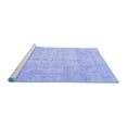 thumbnail image 2 of Ahgly Company Machine Washable Indoor Rectangle Persian Blue Traditional Area Rugs, 2' x 4', 2 of 4