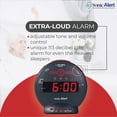thumbnail image 2 of Sonic Alert SA-SBB500SS-P Sonic Bomb Vibrating Alarm Clock - Pink, 2 of 7