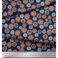 thumbnail image 3 of Soimoi Velvet Fabric Flower Artistic Print Sewing Fabric Yard 58 Inch Wide, 3 of 3