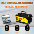 SCREMOWER 12V 100Ah LiFePO4 Battery Bluetooth, Lithium RV Batteries 100A BMS for Solar Trolling Motors Boat Marine