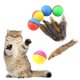 thumbnail image 3 of Perro Gato Castor Comadreja Cachorro Rolling Play Random Alive New Pet Toy Jump Ball, 3 of 9