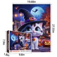 thumbnail image 3 of Best SellerCute Kitten Wizard Hat Jigsaw Puzzle, 3 of 6