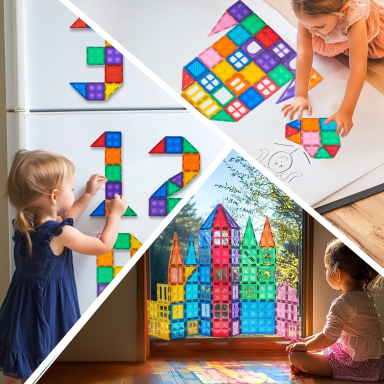 Joyfy Starshine 66-Piece Magnetic Tile Building Set photo 2